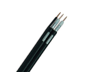 RG6 Dual With Messenger Coaxial Cable
